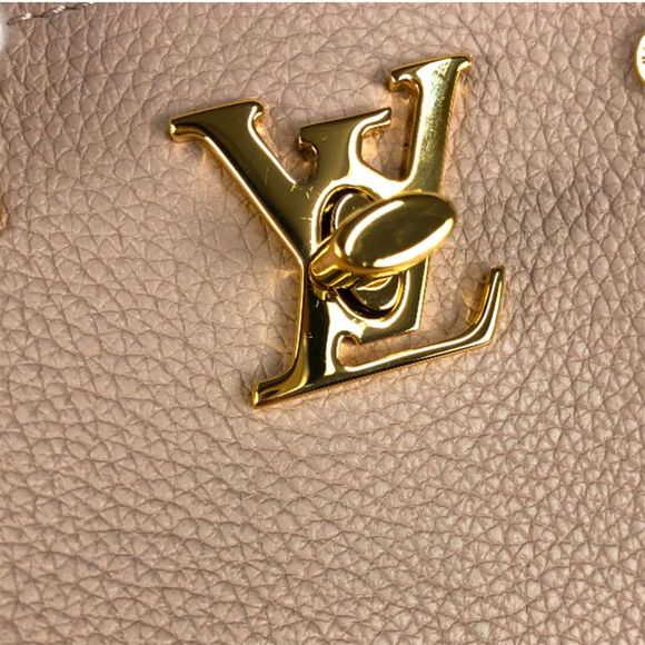 Louis Vuitton Nano Lock Me Greige Shoulder Bag - Picture 6 of 7